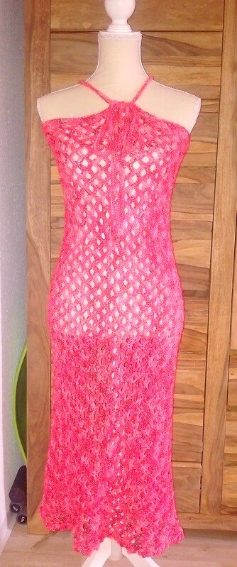 Bobbel - Strandkleid Strandrock Pareo Gr. S-L Häkelanleitung