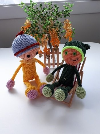 Häkelanleitung Mond Männchen 2.0