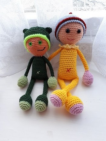 Häkelanleitung Mond Männchen 2.0