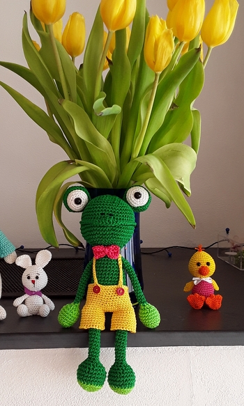 Habe mir einen Frosch draus gemacht