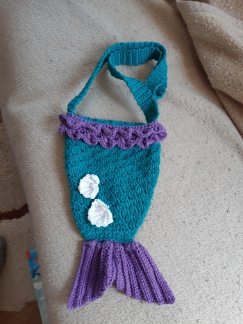 Hat Spaß gemacht.
Ergebnis ist prima geworden und das Mädchen hat sich gefreut.
Habe die Deko durch eine Muschel mit Perle ersetzt.
Anleitung zu empfehlen. Kontakt sehr nett.