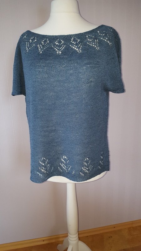 Strickanleitung für Tunika Dark Tulip