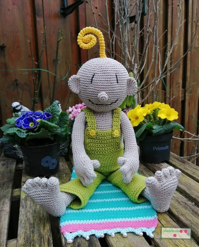 Crochet Pattern Little Yogi - "Der Kleine Yogi" (c)