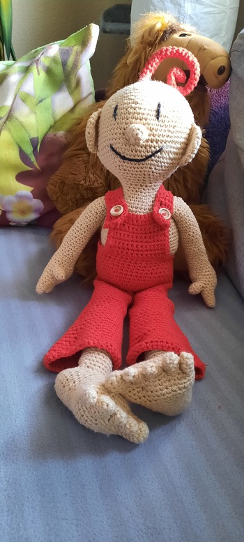 Ich hab meiner Mama den Kleinen Yogi gehekelt. Bin total begeistert von der Anleitung