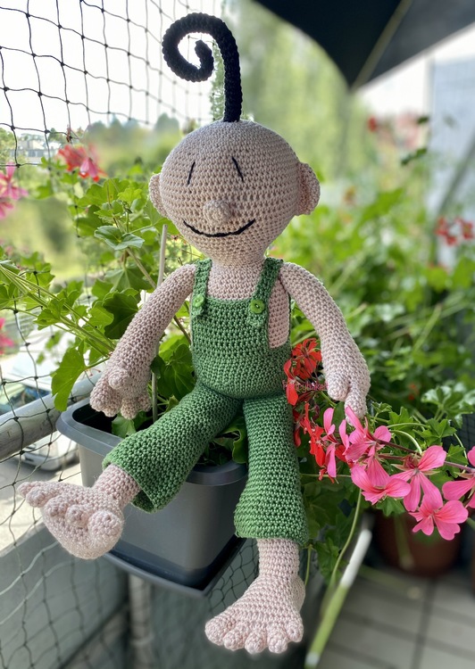 Crochet Pattern Little Yogi - &quot;Der Kleine Yogi&quot; (c)