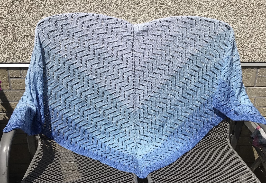 Zackenzauber - Lace shawl - easy to knit