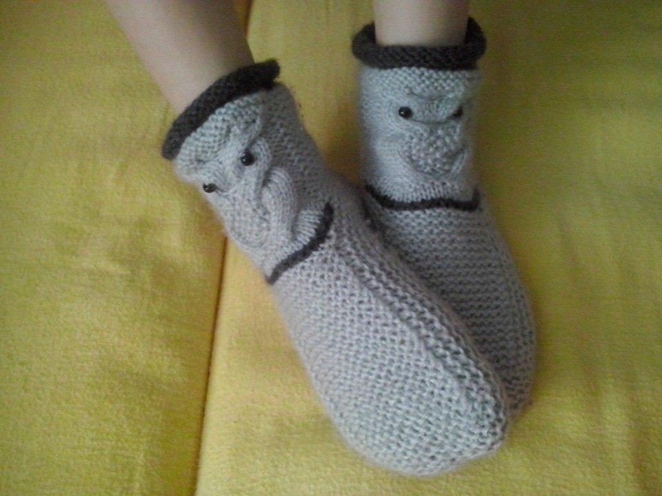 Strickanleitung Haussocken "Eularia" - Größe 20 bis 41