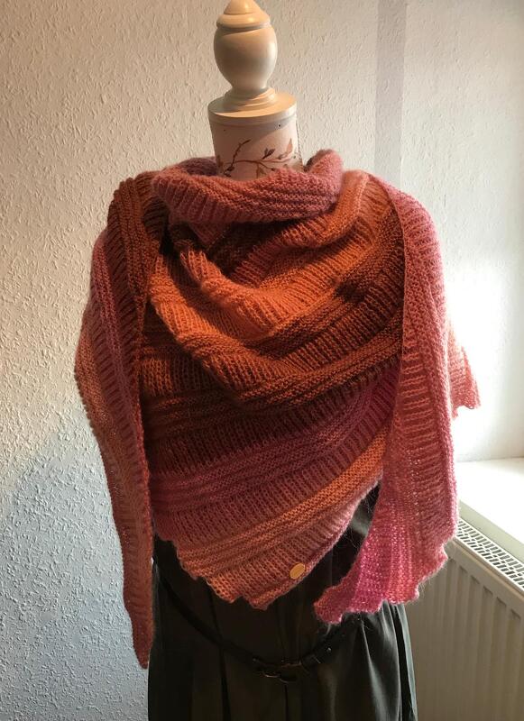 Strickanleitung Tuch Criss Coss