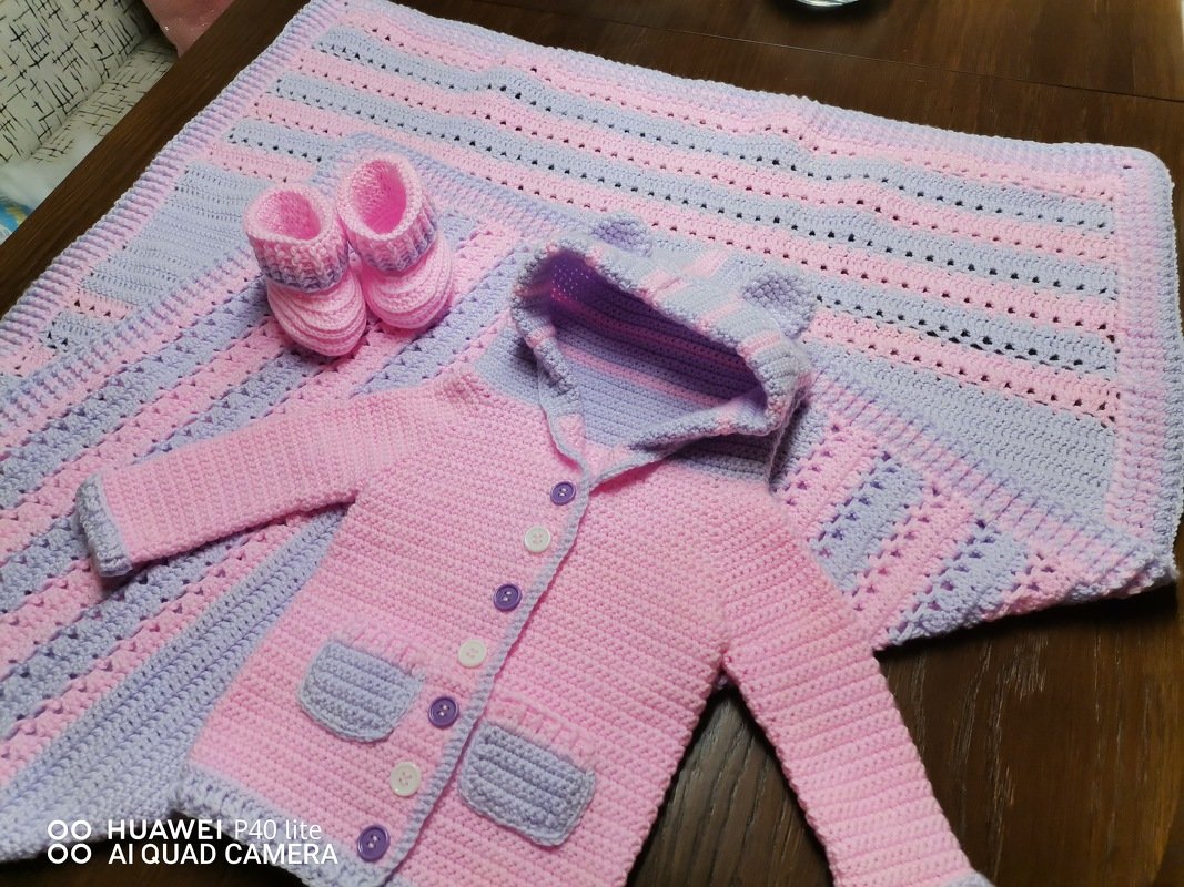 Baby &amp; children jacket &quot;Mouse&quot;, (Raglan, size 0 m. - 6 y.)