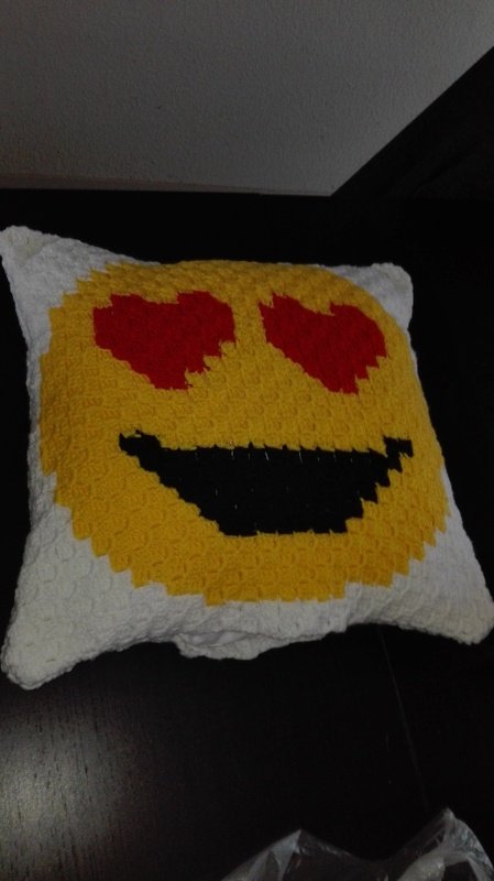 Häkelanleitung.pdf Zählmuster C2C Emoji-Kissen