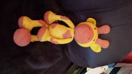 Giraffe Flecki , Schlenkertierchen, Liebhabtröster