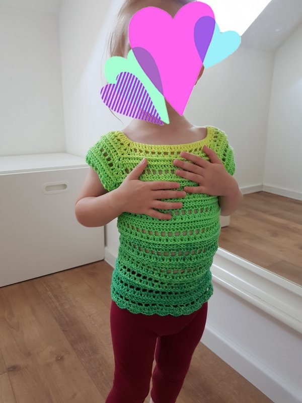 - ALICIA - Sommershirt/ Top/ Pullover, 3 Varianten RVO, alle Größen ab Größe 74 Kleinkind - 56 Damen, jedes Material auch Bobbel geeignet, tolles Stukturmuster