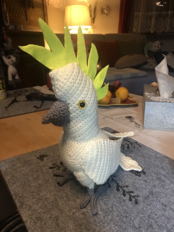 Ich liebe diese Anleitung der Kakadu ist so hübsch geworden