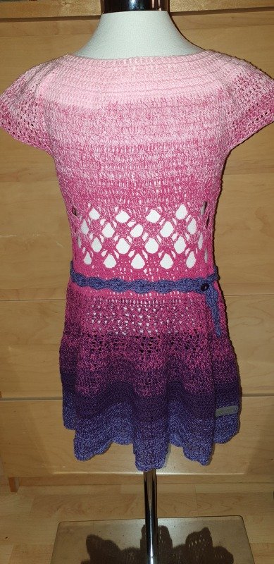 Häkelanleitung / Kleid - Tunika LADY ROSE / alle Kindergrößen