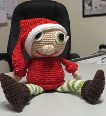 Der Elf war gut beschrieben und hat viel Spaß gemacht ihn zu häkeln.