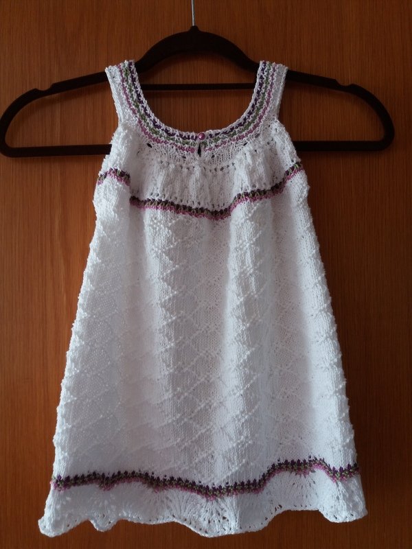 Strickanleitung_           Kleidchen 4-Jahreszeiten