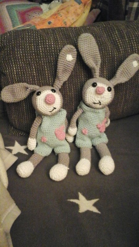 Häkelanleitung "Oppel" - Hase mit Anzug