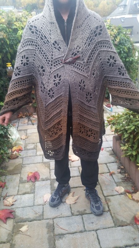 Nubes - Häkelweste, Häkeljacke Größe 36 -68 EU Damen