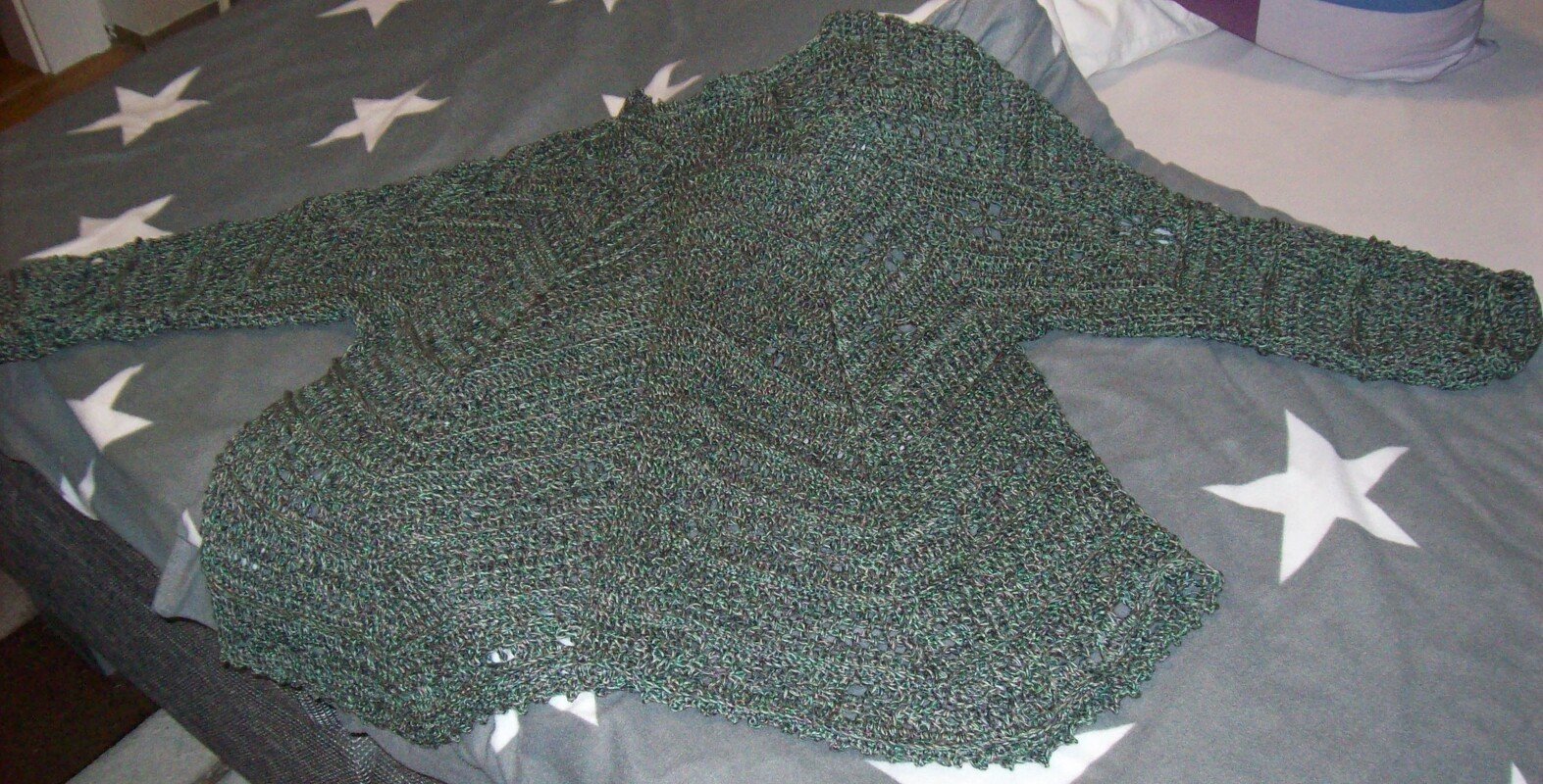 Nubes - Häkelweste, Häkeljacke Größe 36 -68 EU Damen