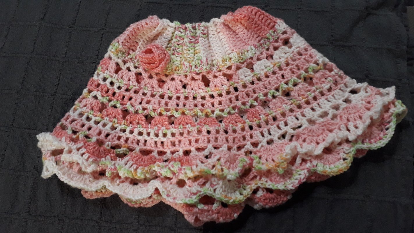 Häkelanleitung Rock &quot;Blütenzauber&quot;