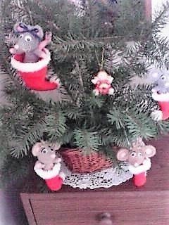 Häkelanleitung - Die Weihnachtsmäuschen - zwei Größen