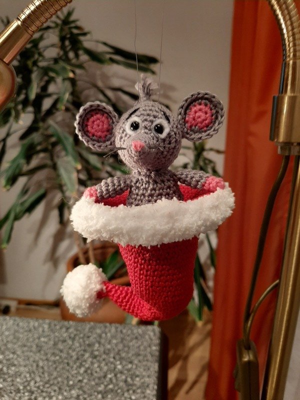 Häkelanleitung - Die Weihnachtsmäuschen - zwei Größen