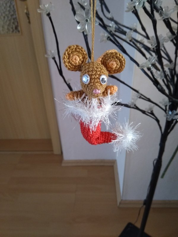 Häkelanleitung - Die Weihnachtsmäuschen - zwei Größen