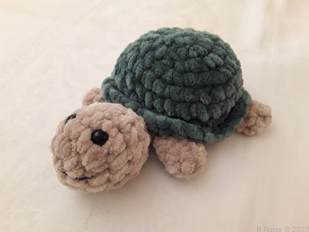 Häkelanleitung Schildkröten in zwei Größen - Amigurumi
