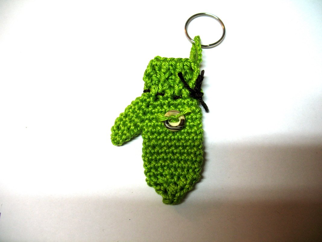 Häkelanleitung Fäustling - Schlüsselanhänger - Adventskalender