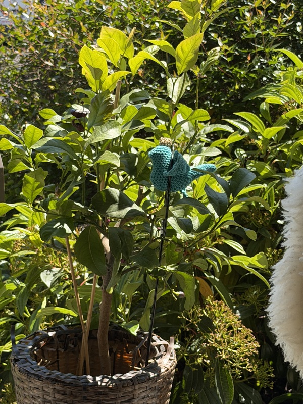 Häkelanleitung Kleiner Vogel mit Krone - Zaunkönig