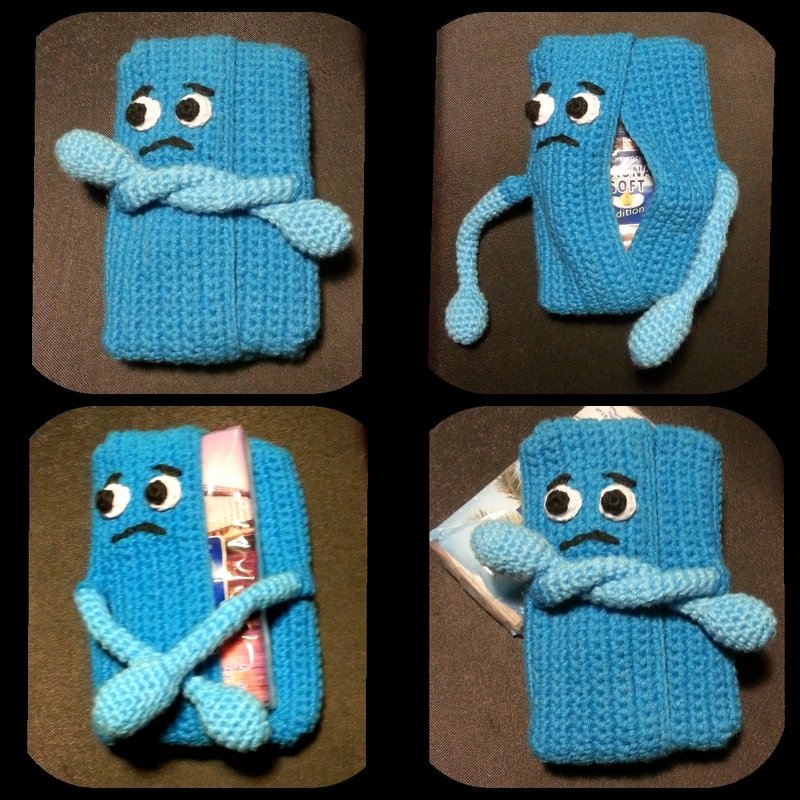 Häkelanleitung Taschentuchtasche - 2 Varianten - Heulsusi und Schmolla