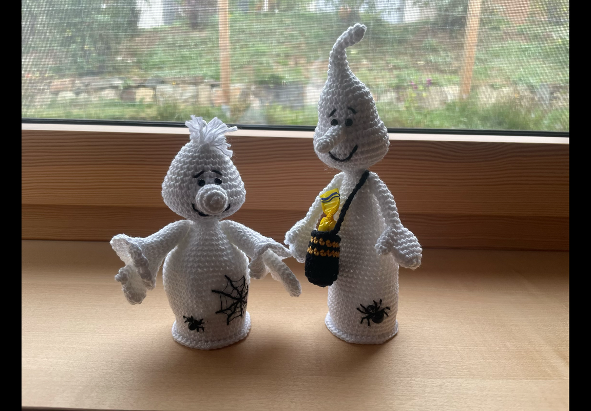 Häkelanleitung Gespenster Amigurumi - Mc Zipfel und Sir Shorty
