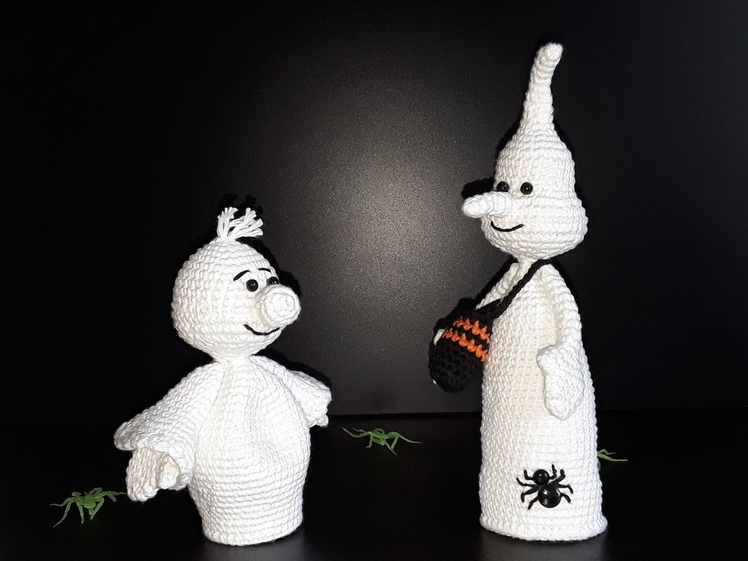Häkelanleitung Gespenster Amigurumi - Mc Zipfel und Sir Shorty