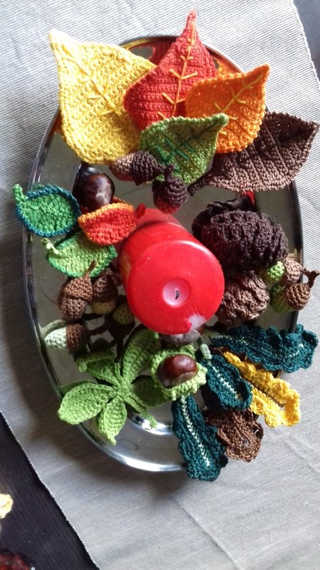 Häkelanleitung Herbstdeko