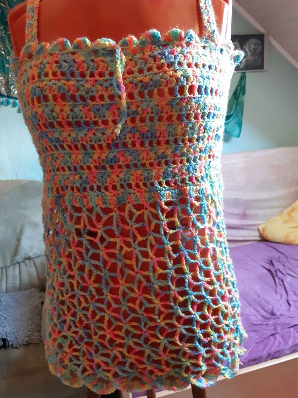 Top - Rock - Kleid - Schal - Poncho FEDERLEICHT (für alle Größen)