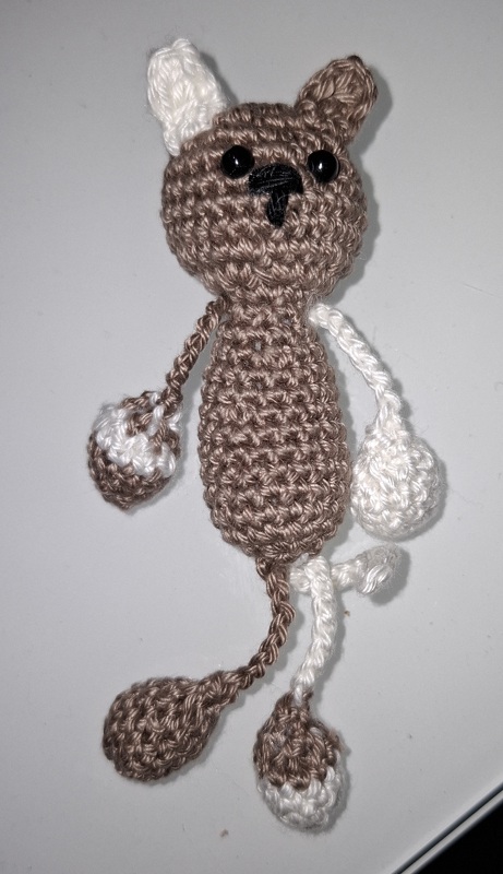 Häkelanleitung - Taschenbaumler Katze Kleo