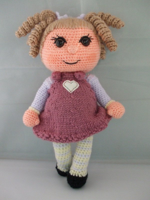 Häkelanleitung Puppe Nina