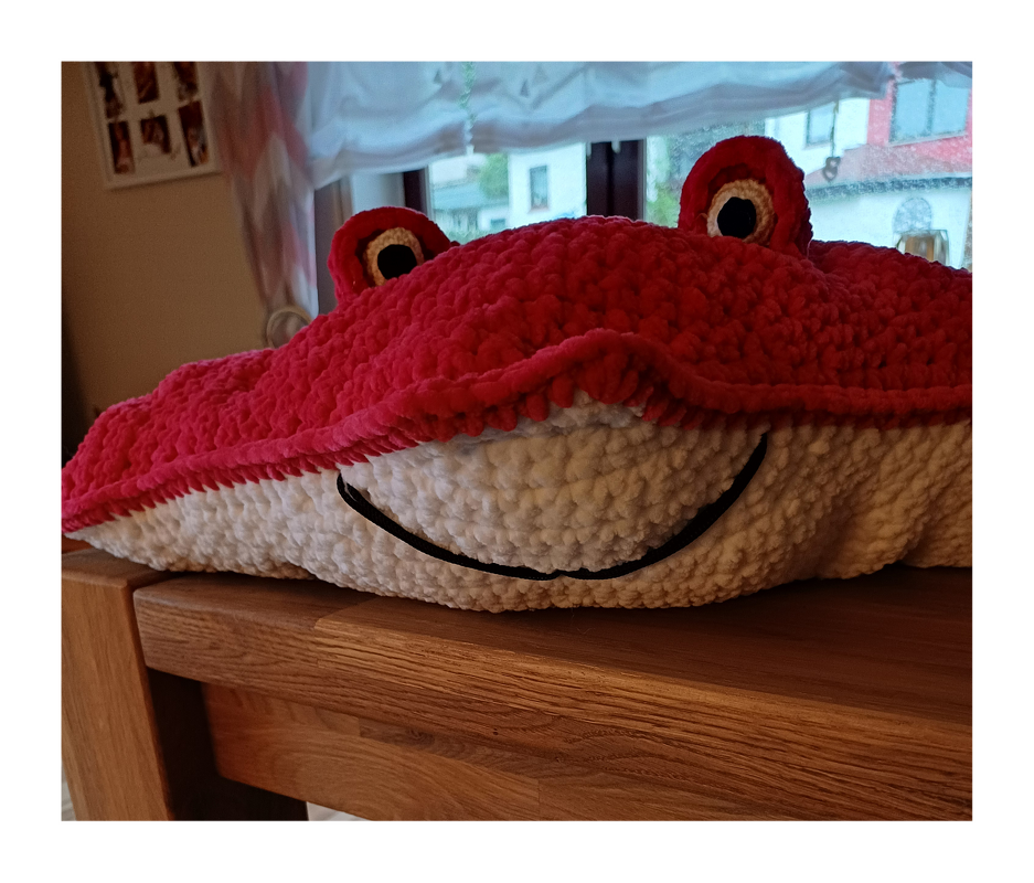 Häkelanleitung Dieter, der Rochen