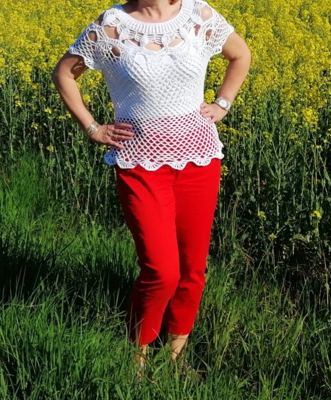 Häkel-Oberteil "Beautiful"