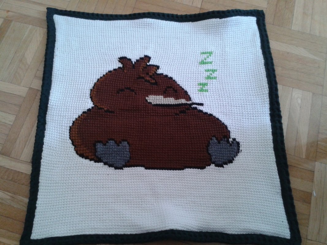 Decke für Neugeborene (Kiwi)