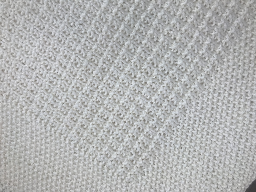 Timeless merino wool baby blanket - knitting pattern
