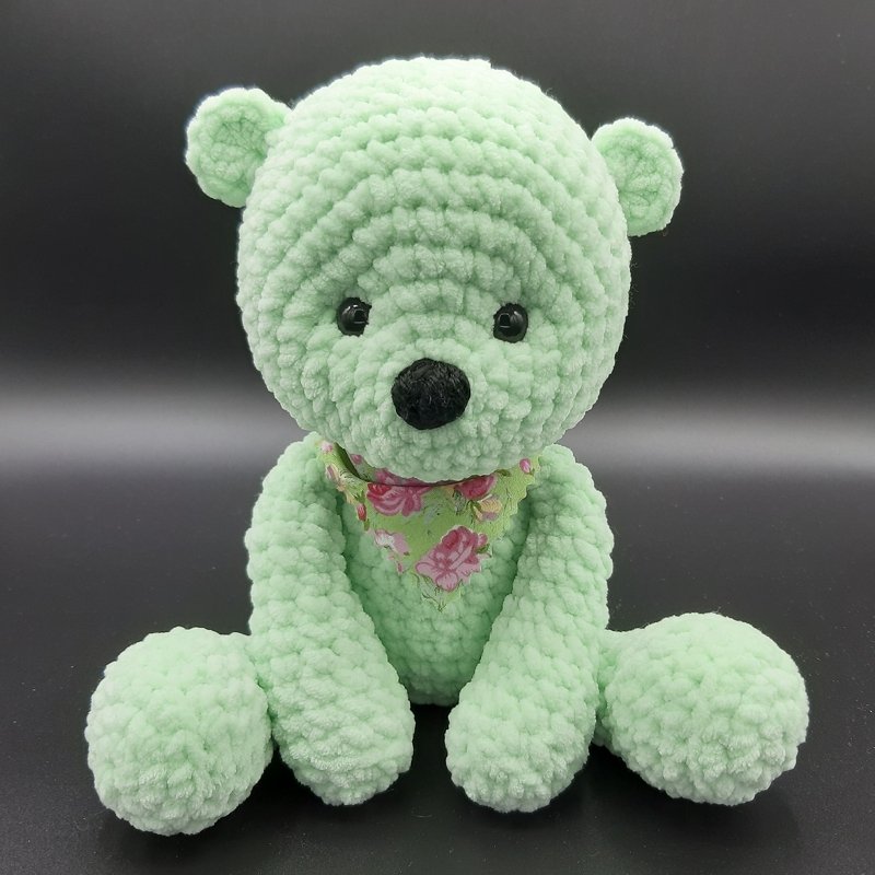 Micha Teddy Bär Häkel Anleitung von leami