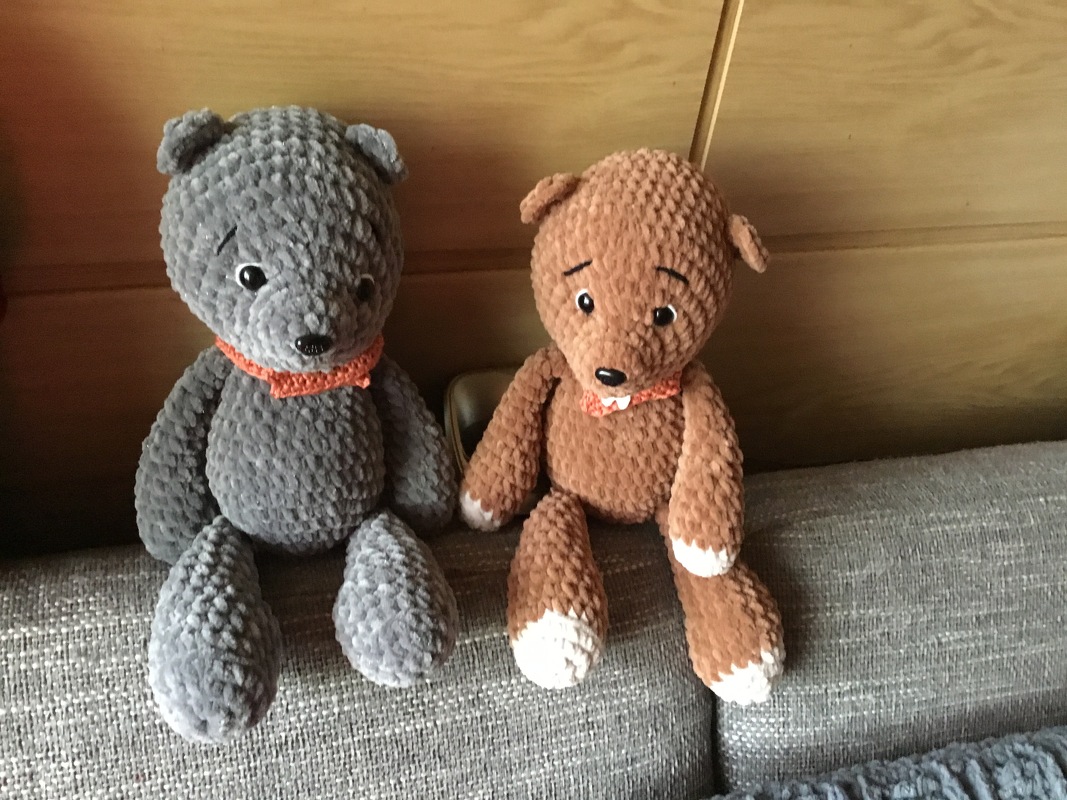 Micha Teddy Bär Häkel Anleitung von leami