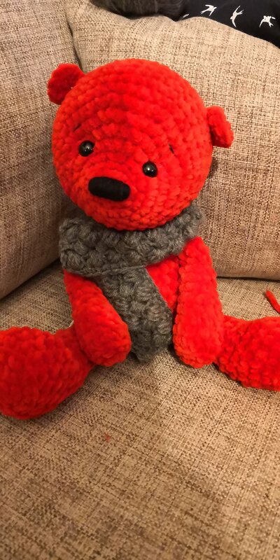 Micha Teddy Bär Häkel Anleitung von leami