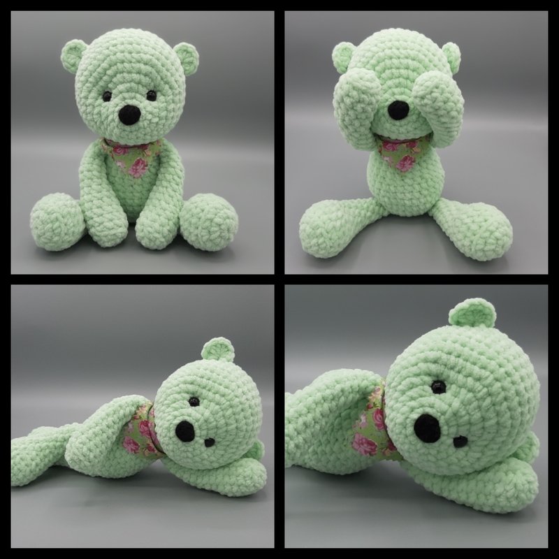 Micha Teddy Bär Häkel Anleitung von leami