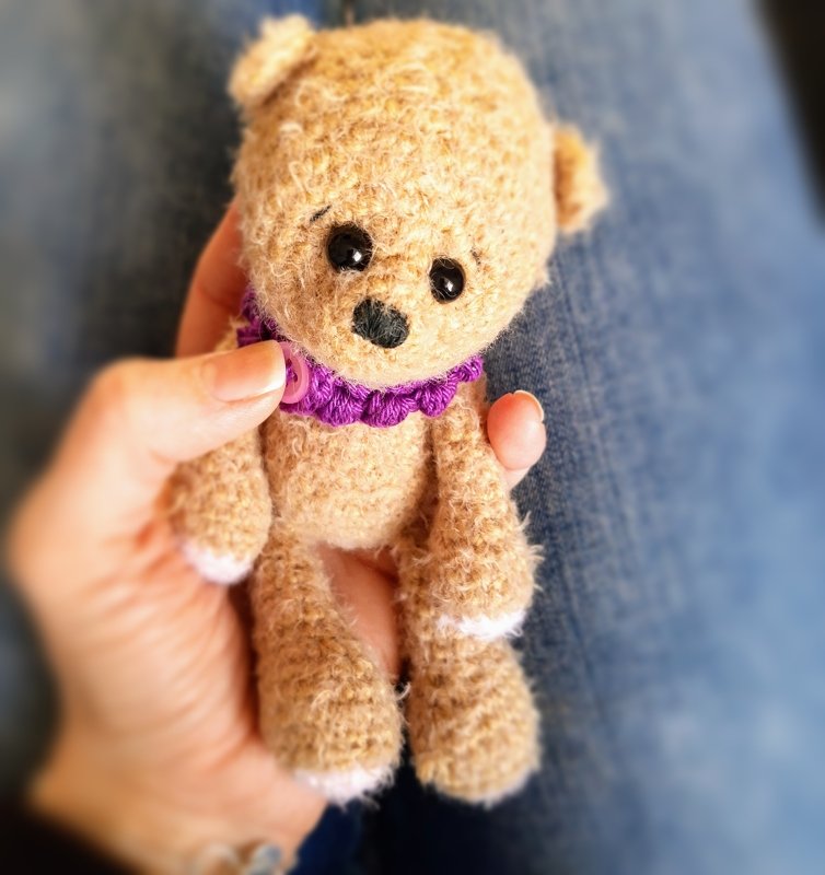 Micha Teddy Bär Häkel Anleitung von leami