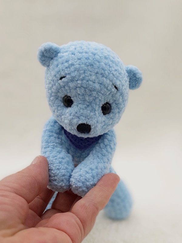 Micha Teddy Bär Häkel Anleitung von leami