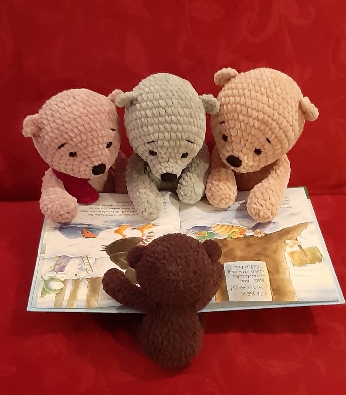 Micha Teddy Bär Häkel Anleitung von leami