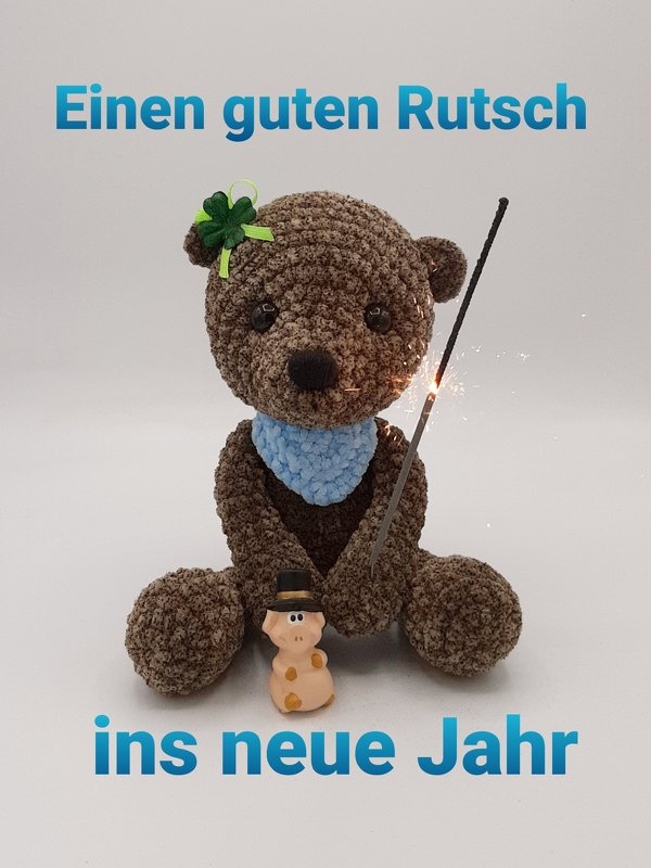 Micha Teddy Bär Häkel Anleitung von leami