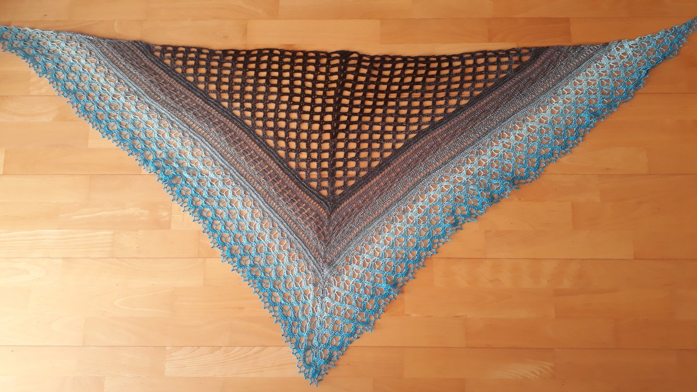 Häkelanleitung Tuch "Calandra"